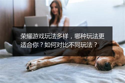 荣耀游戏玩法多样，哪种玩法更适合你？如何对比不同玩法？