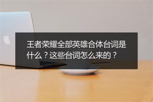 王者荣耀全部英雄合体台词是什么？这些台词怎么来的？
