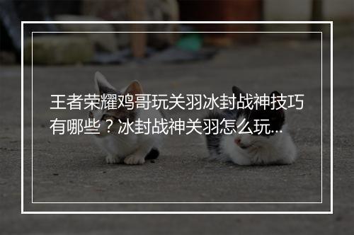 王者荣耀鸡哥玩关羽冰封战神技巧有哪些？冰封战神关羽怎么玩？