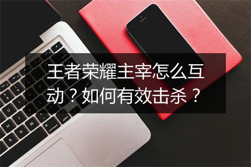 王者荣耀主宰怎么互动？如何有效击杀？