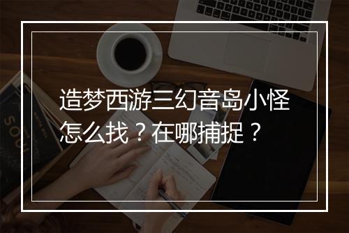 造梦西游三幻音岛小怪怎么找？在哪捕捉？