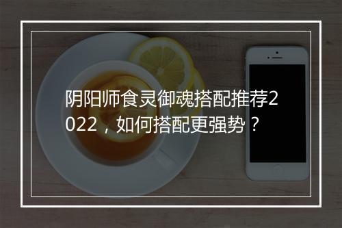 阴阳师食灵御魂搭配推荐2022，如何搭配更强势？