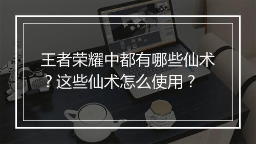 王者荣耀中都有哪些仙术？这些仙术怎么使用？
