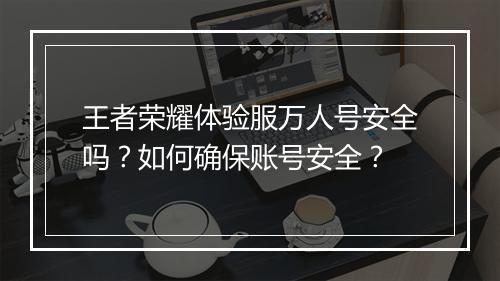 王者荣耀体验服万人号安全吗？如何确保账号安全？