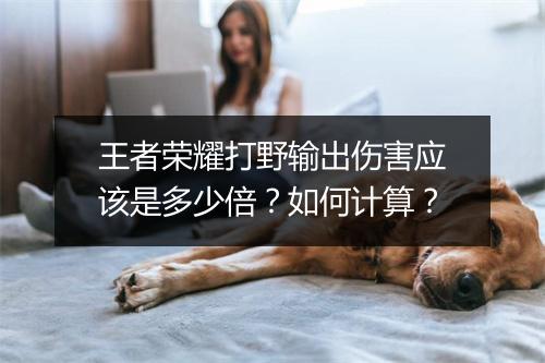 王者荣耀打野输出伤害应该是多少倍？如何计算？