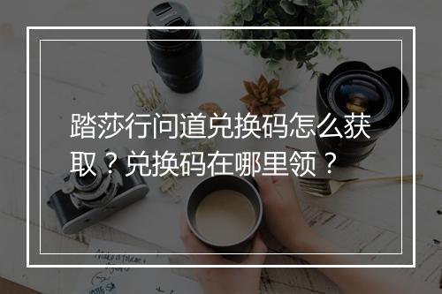 踏莎行问道兑换码怎么获取？兑换码在哪里领？