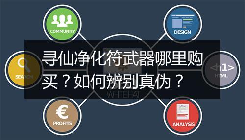 寻仙净化符武器哪里购买？如何辨别真伪？