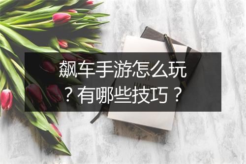 飙车手游怎么玩？有哪些技巧？
