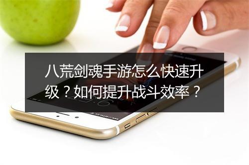 八荒剑魂手游怎么快速升级？如何提升战斗效率？