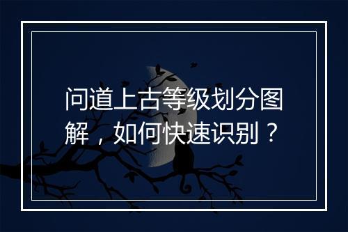 问道上古等级划分图解，如何快速识别？