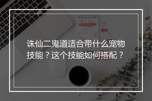 诛仙二鬼道适合带什么宠物技能？这个技能如何搭配？