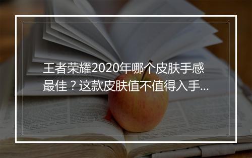 王者荣耀2020年哪个皮肤手感最佳？这款皮肤值不值得入手？