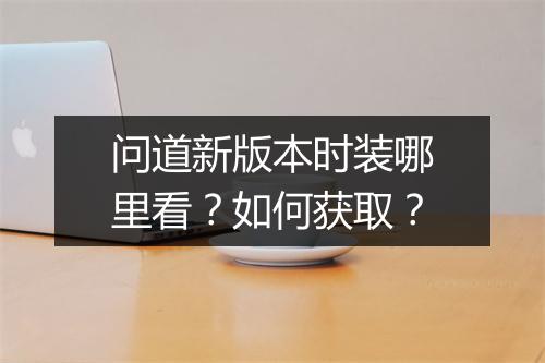 问道新版本时装哪里看？如何获取？