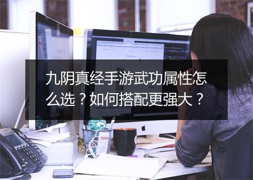 九阴真经手游武功属性怎么选？如何搭配更强大？