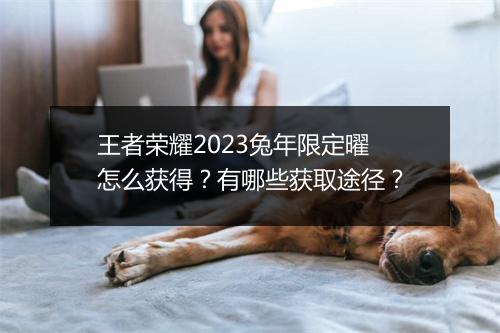 王者荣耀2023兔年限定曜怎么获得？有哪些获取途径？