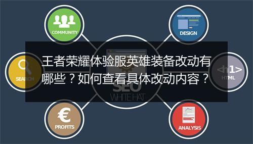 王者荣耀体验服英雄装备改动有哪些？如何查看具体改动内容？