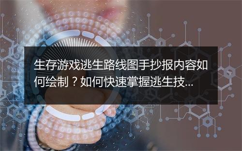 生存游戏逃生路线图手抄报内容如何绘制？如何快速掌握逃生技巧？