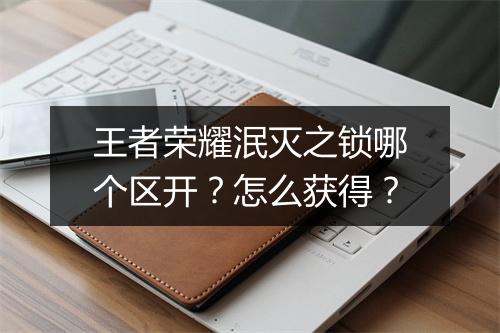 王者荣耀泯灭之锁哪个区开？怎么获得？