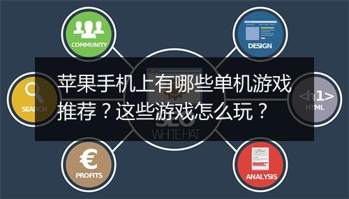 苹果手机上有哪些单机游戏推荐？这些游戏怎么玩？