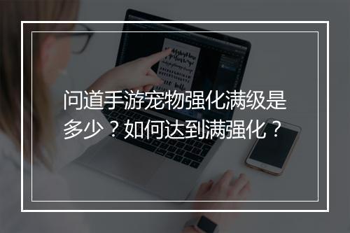 问道手游宠物强化满级是多少？如何达到满强化？