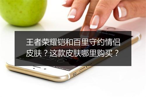 王者荣耀铠和百里守约情侣皮肤？这款皮肤哪里购买？