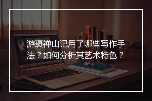 游褒禅山记用了哪些写作手法？如何分析其艺术特色？