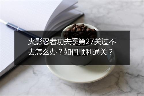 火影忍者功夫季第27关过不去怎么办？如何顺利通关？