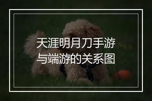 天涯明月刀手游与端游的关系图